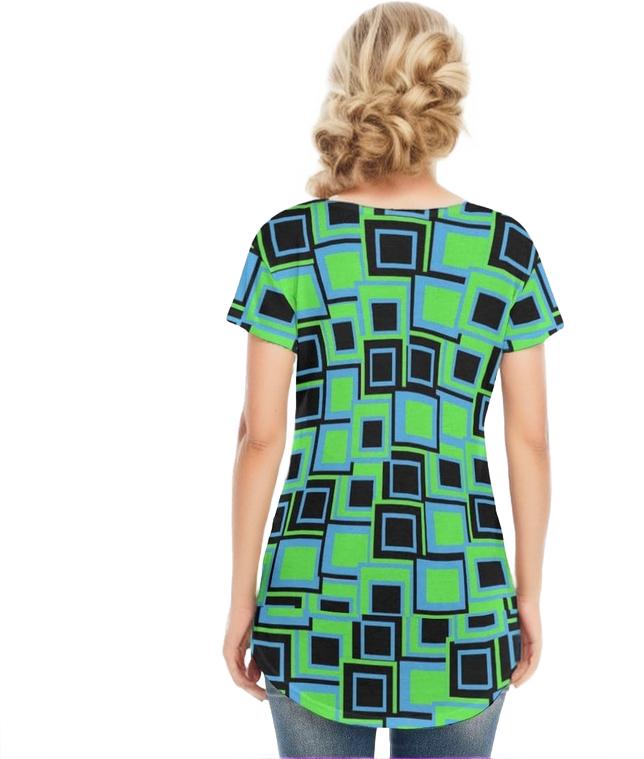 Funky² Womens V-neck T-shirt - women's t-shirt at TFC&H Co.