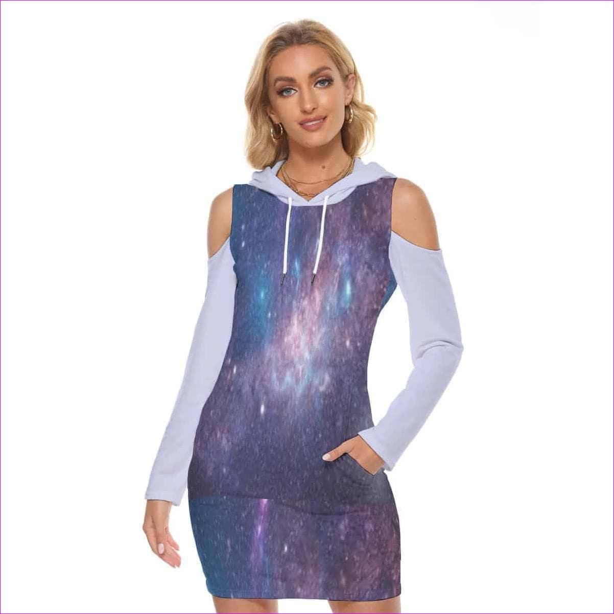 multi-colored - Galaxy Womens Tight Dress - womens dress at TFC&H Co.