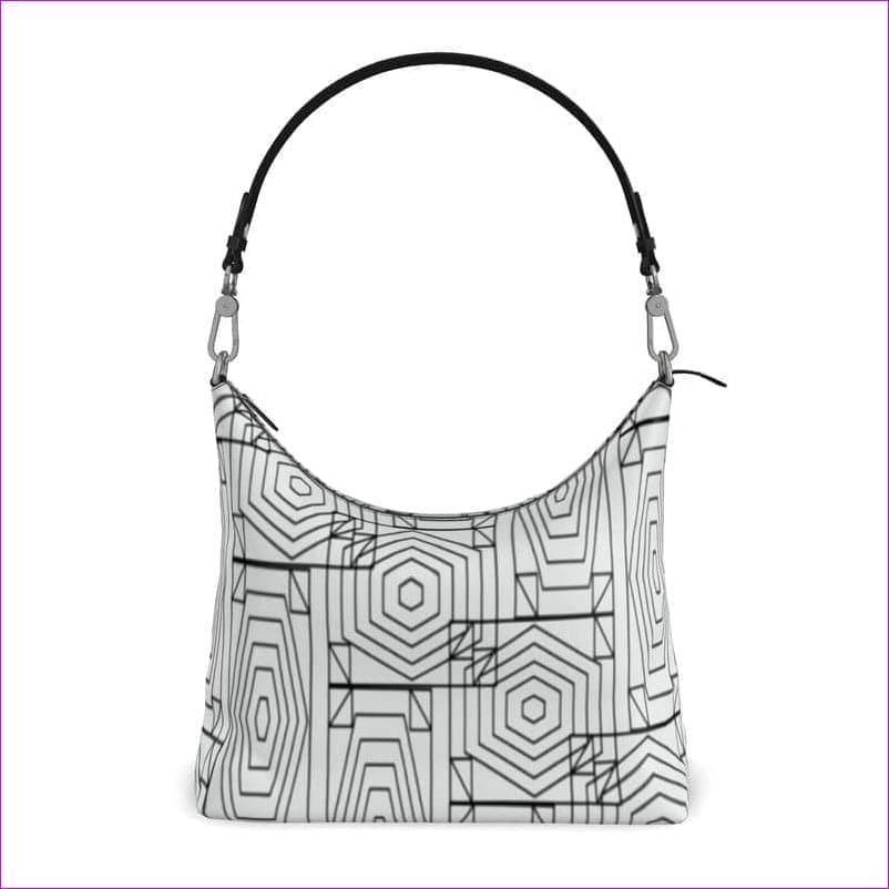 - Geode Authentic Leather Square Hobo Bag - handbag at TFC&H Co.