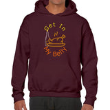 Maroon - Get in My Belly Thanksgiving Unisex Heavy Blend Hooded Sweatshirt - unisex hoodie at TFC&H Co.