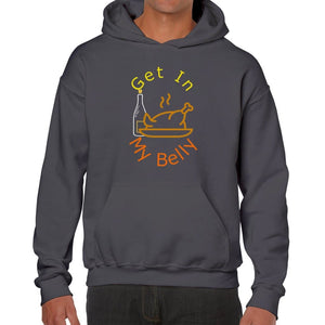 Charcoal - Get in My Belly Thanksgiving Unisex Heavy Blend Hooded Sweatshirt - unisex hoodie at TFC&H Co.