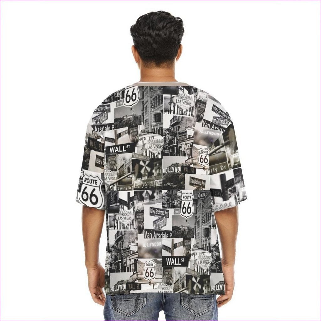 Greyed Streets Men's Loose T-Shirt - men's t-shirt at TFC&H Co.