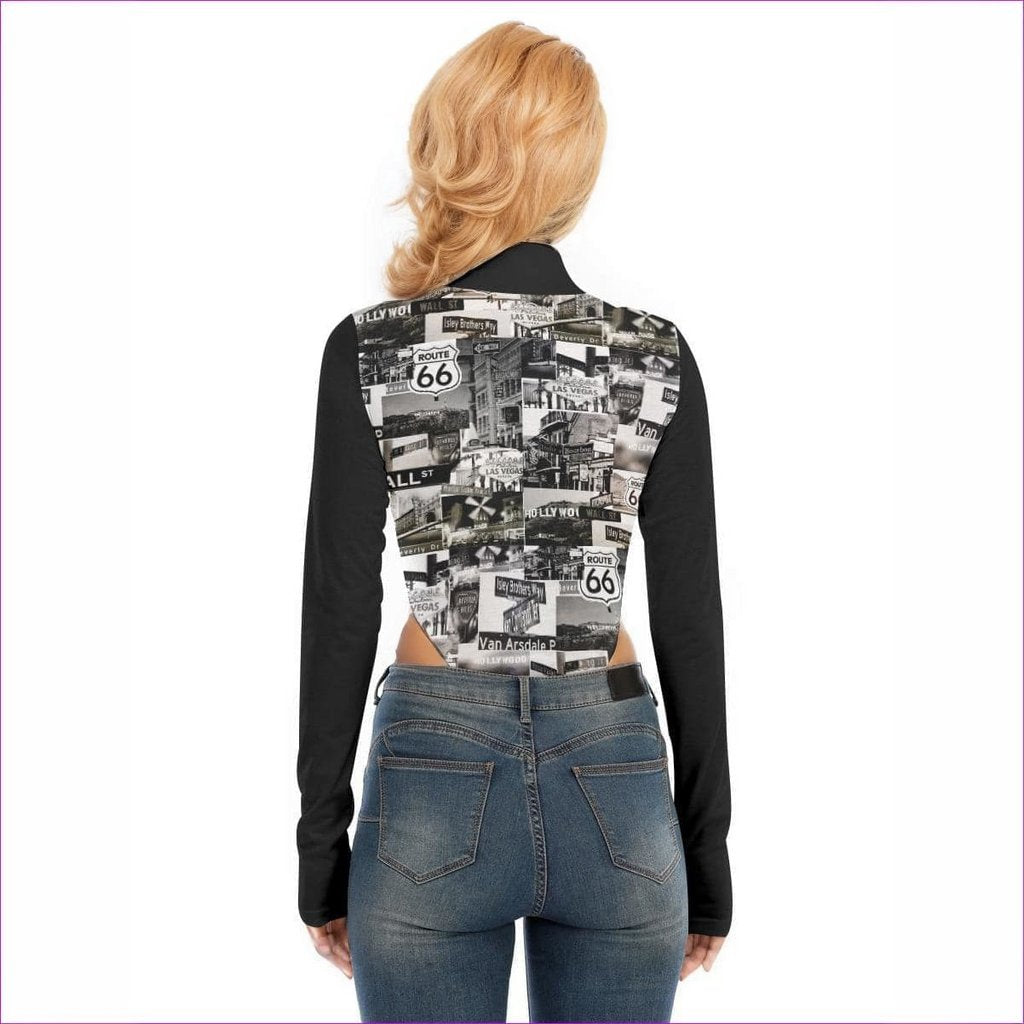 Greyed Streets Womens Turtleneck Long Sleeve Bodysuit - women's top at TFC&H Co.