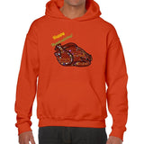 Orange - Happy Thanksgiving Word Cloud Unisex Heavy Blend Hooded Sweatshirt - unisex hoodie at TFC&H Co.