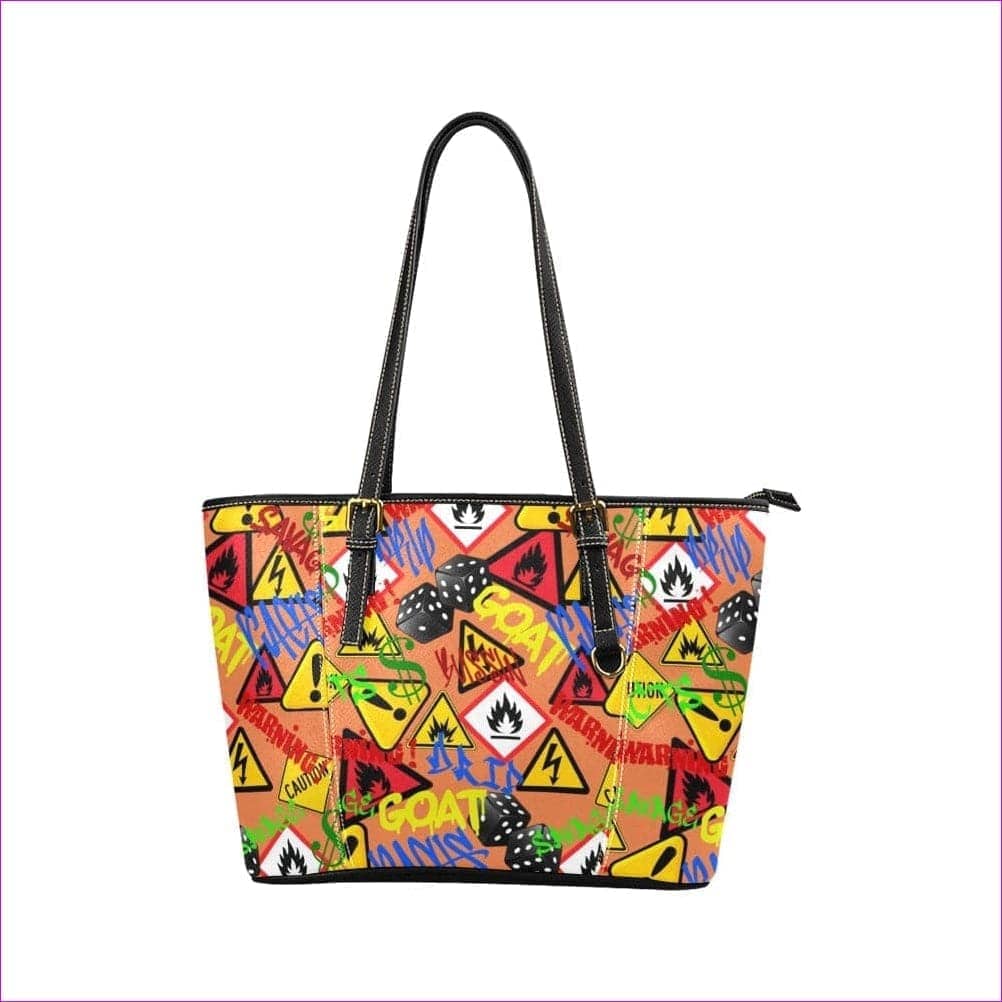 Hazard Leather Tote Bag - Tote bags at TFC&H Co.
