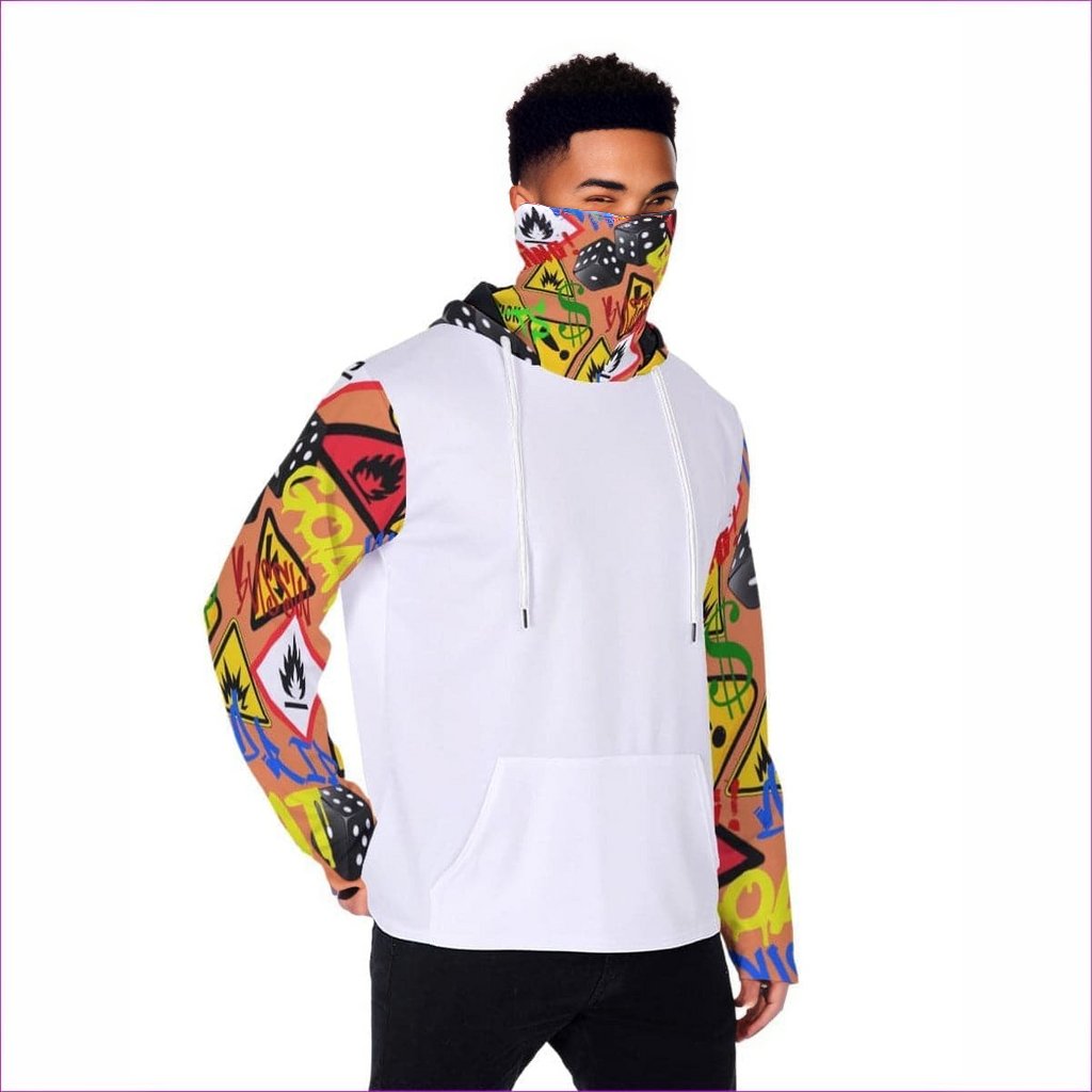 Hazard Men's Pullover Hoodie With Mask - Men's Hoodies at TFC&H Co.