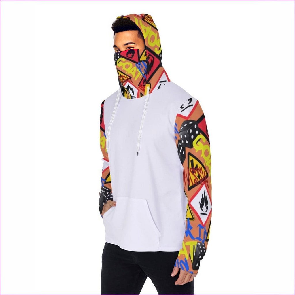 Hazard Men's Pullover Hoodie With Mask - Men's Hoodies at TFC&H Co.