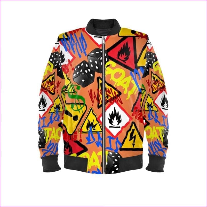 Hazard Premium Men's Bomber Jacket - Mens Bomber Jacket at TFC&H Co.