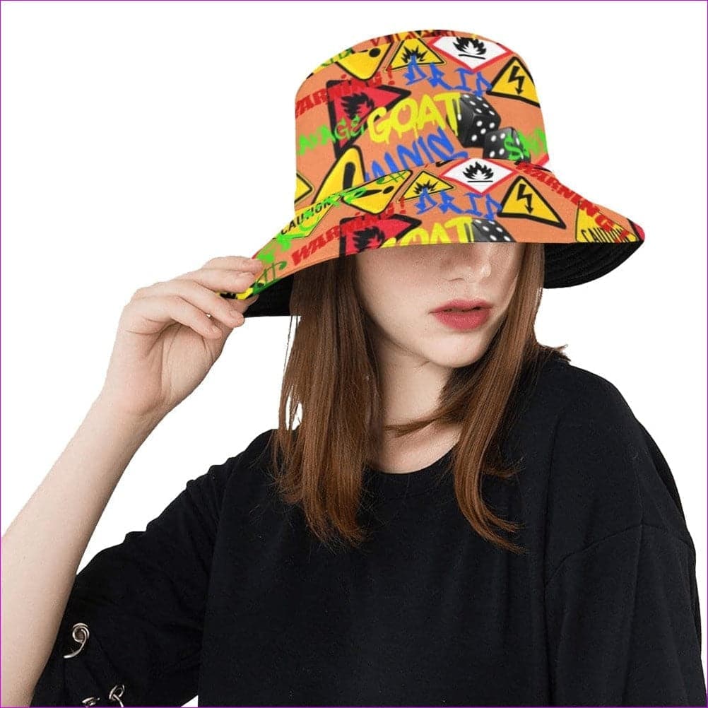 Hazard Unisex Bucket Hat - Bucket Hat at TFC&H Co.
