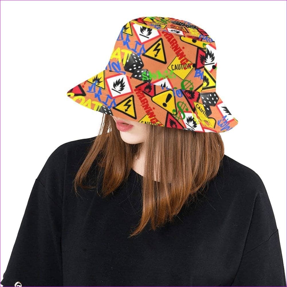 Hazard Unisex Bucket Hat - Bucket Hat at TFC&H Co.