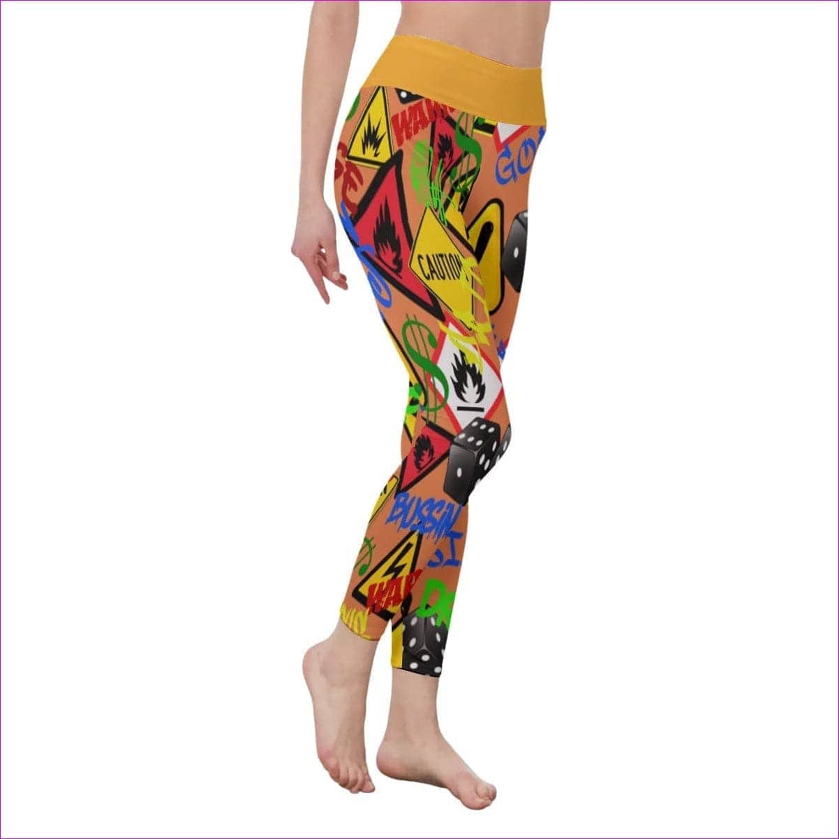 Hazard Womens Casual Leggings - women's leggings at TFC&H Co.