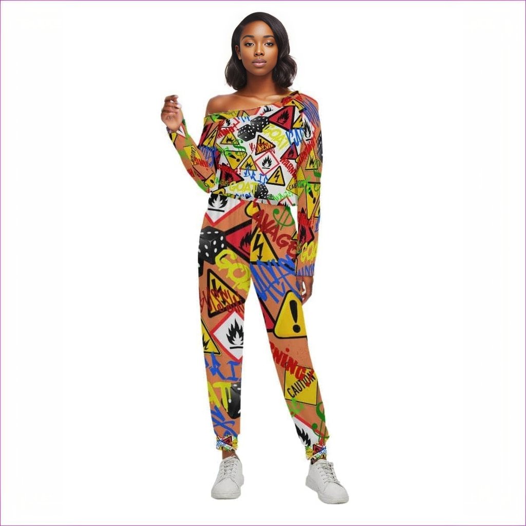 Hazard Womens Off-Shoulder Jumpsuit - women's jumpsuit at TFC&H Co.
