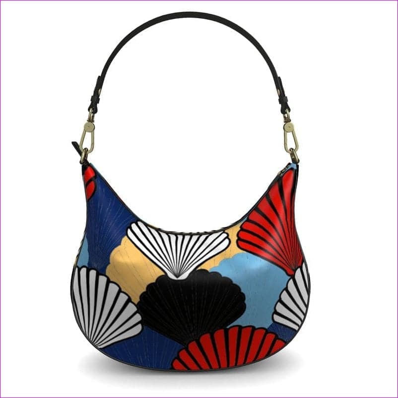 Ibis Luxury leather Curve Hobo Bag - Curve Hobo Bag at TFC&H Co.