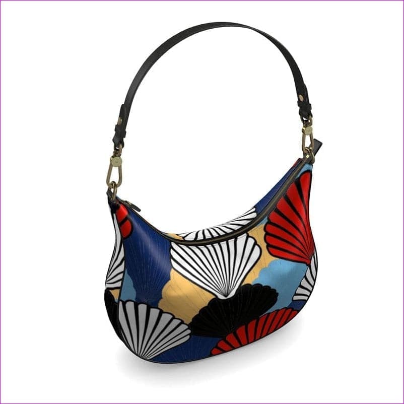 Ibis Luxury leather Curve Hobo Bag - Curve Hobo Bag at TFC&H Co.