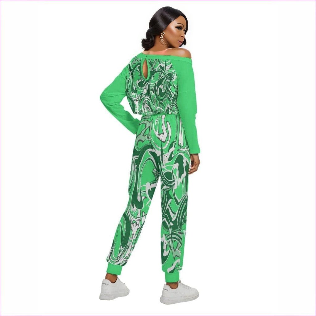 Ivy Womens Off-Shoulder Jumpsuit - women's jumpsuit at TFC&H Co.