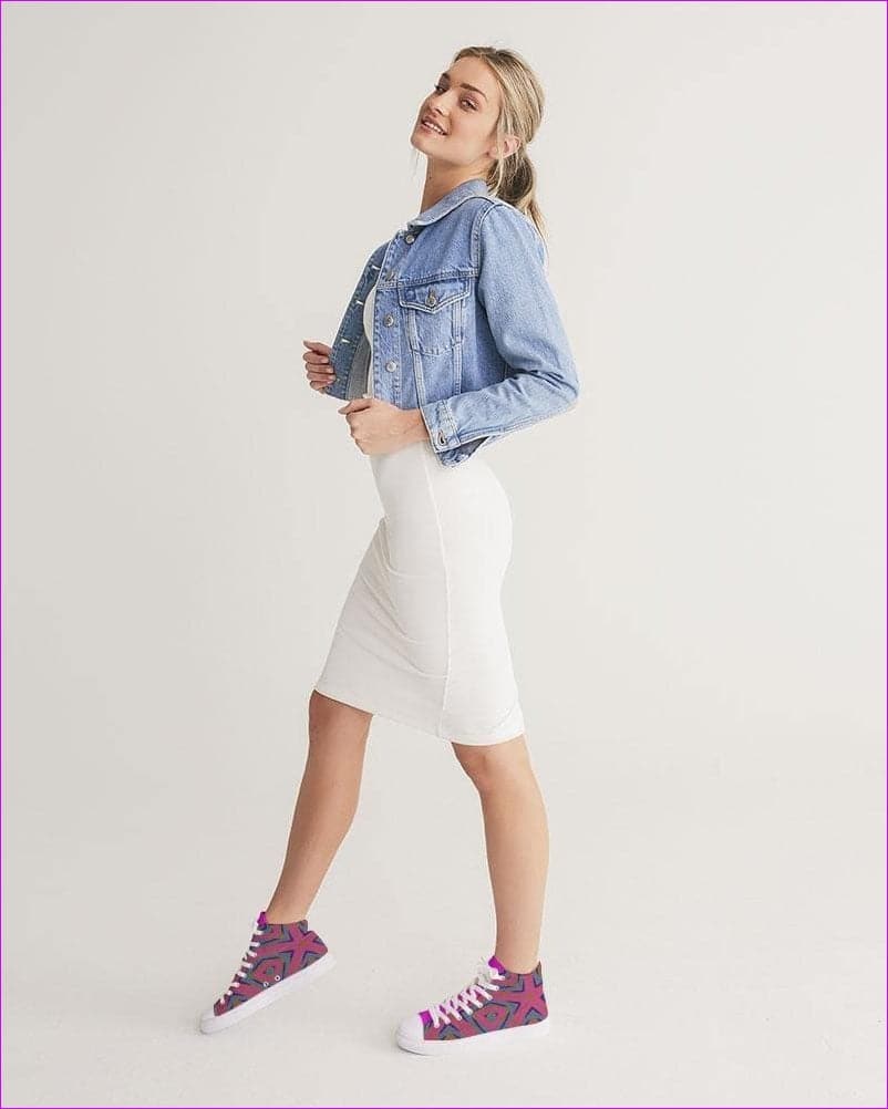 Kamakazi Womens Hightop Canvas Shoe - women's shoe at TFC&H Co.
