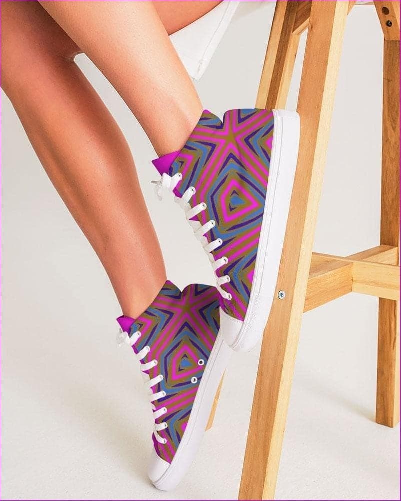 Kamakazi Womens Hightop Canvas Shoe - women's shoe at TFC&H Co.