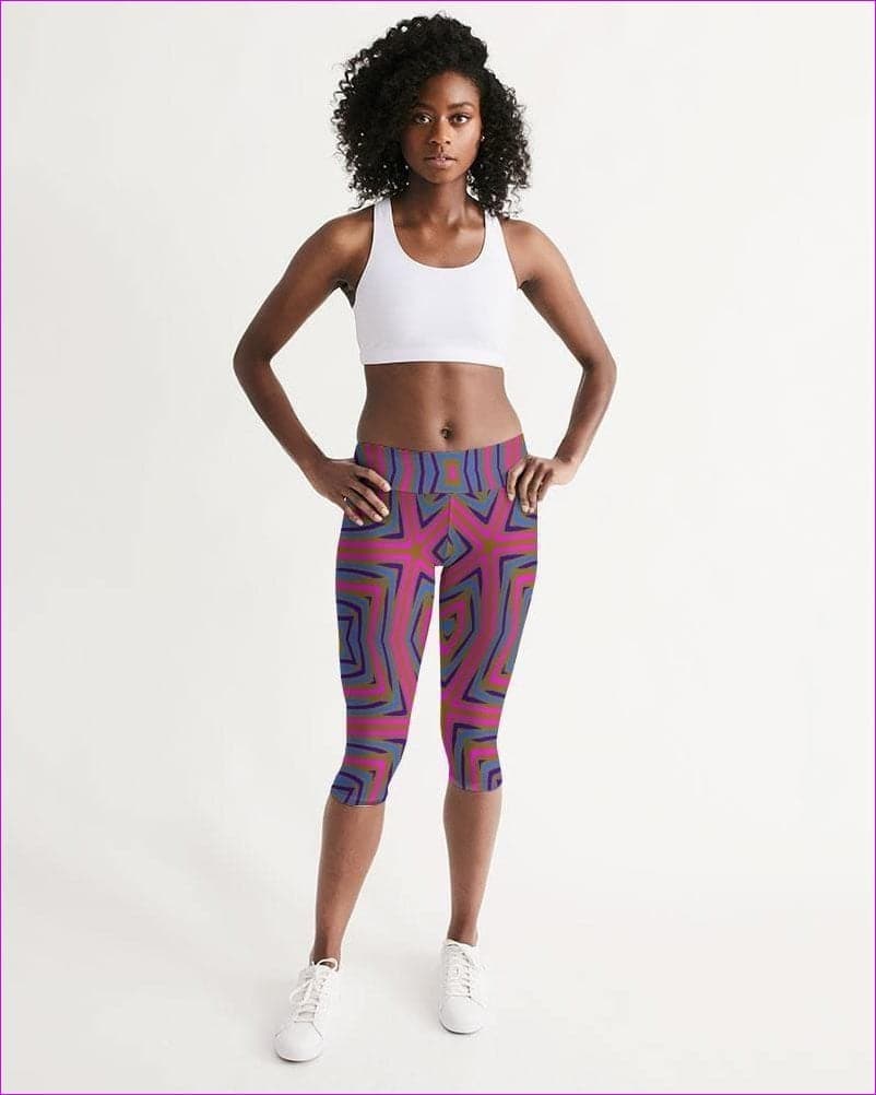 Kamakazi Womens Mid-Rise Capri - women's capri leggings at TFC&H Co.