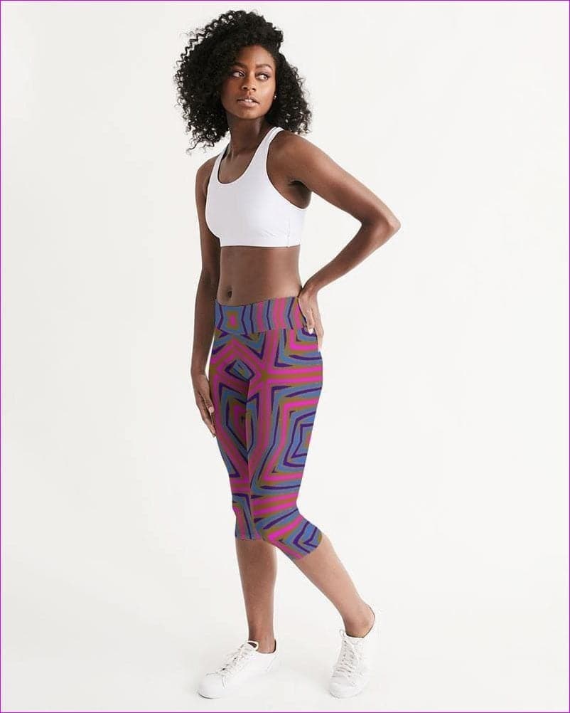Kamakazi Womens Mid-Rise Capri - women's capri leggings at TFC&H Co.