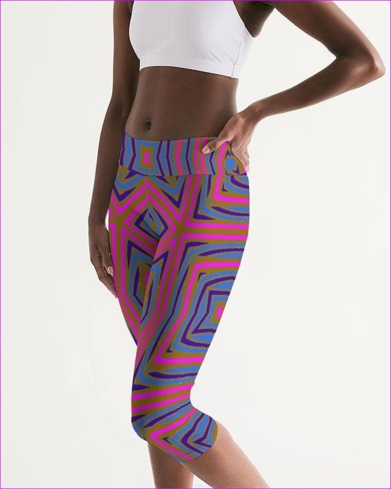 Kamakazi Womens Mid-Rise Capri - women's capri leggings at TFC&H Co.