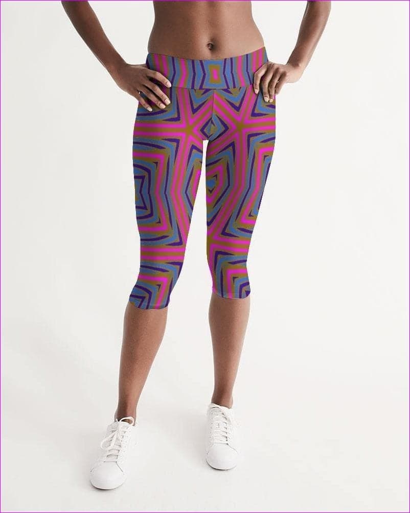 Kamakazi Womens Mid-Rise Capri - women's capri leggings at TFC&H Co.