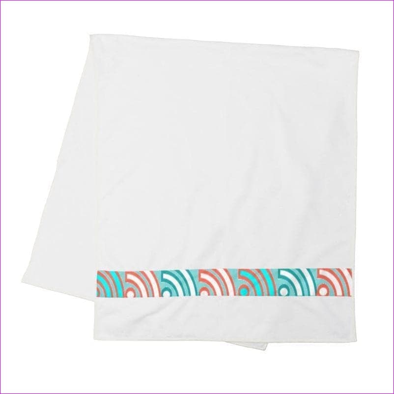 Langis Home Strip Towel - Blue - towel at TFC&H Co.