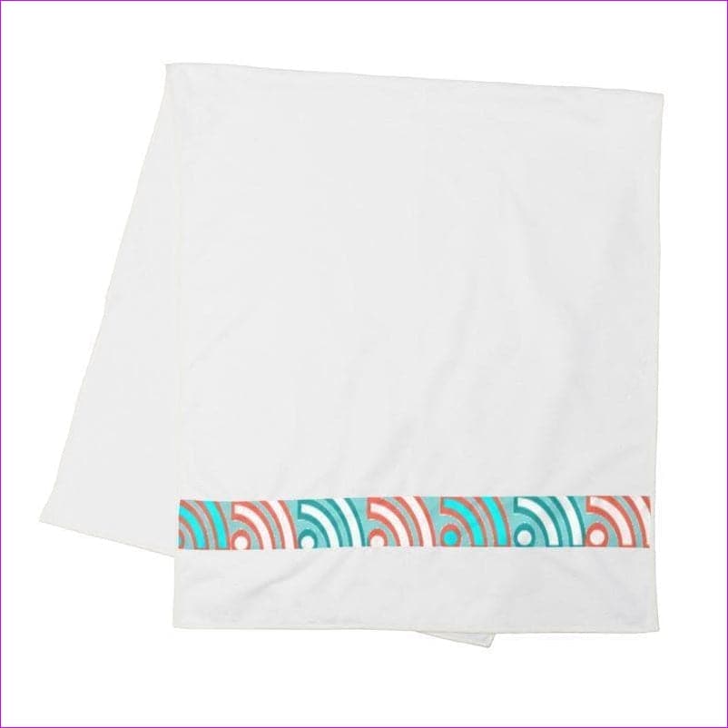 Langis Home Strip Towel - Blue - towel at TFC&H Co.