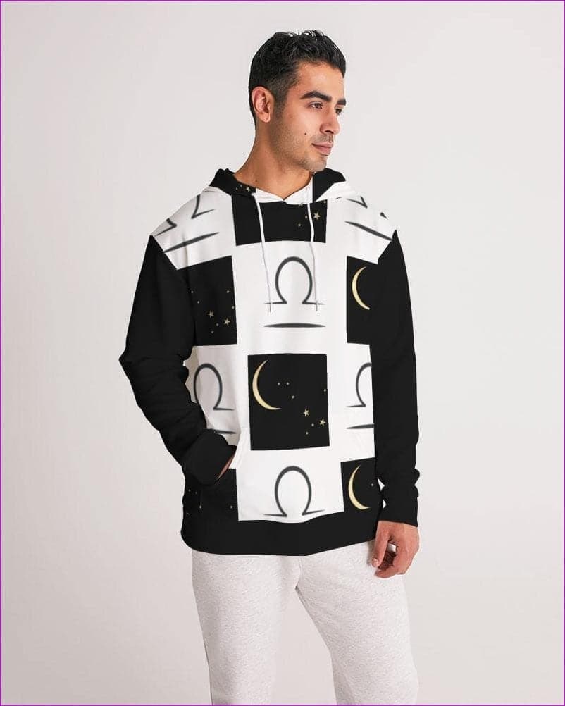 Libra Moon Men's Hoodie - men's hoodie at TFC&H Co.