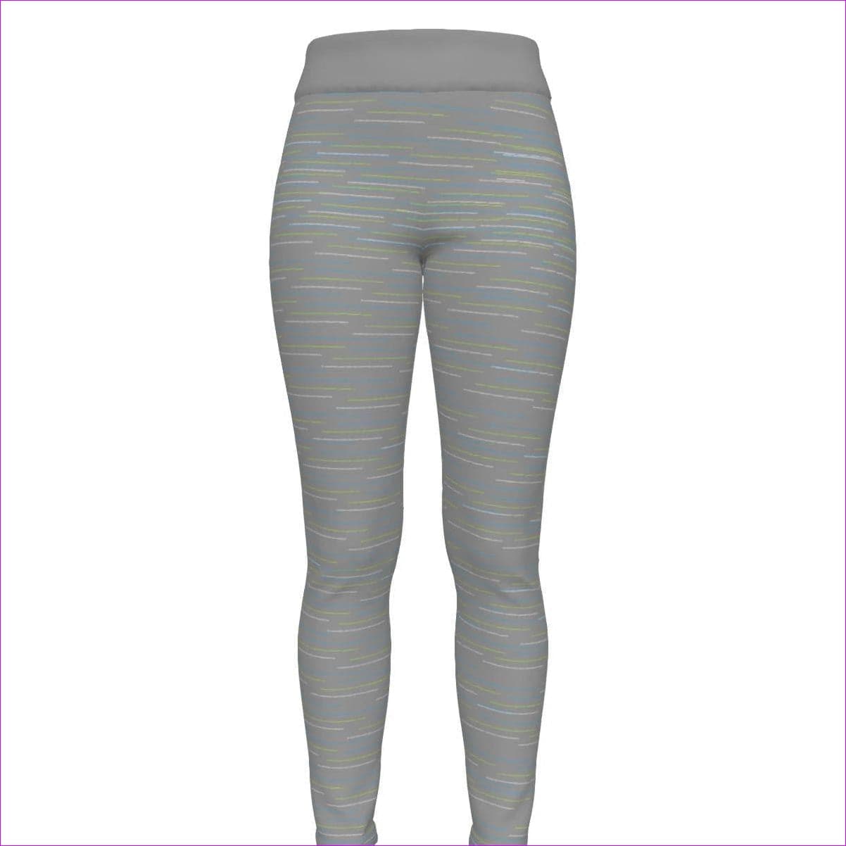 Linear High Waist Leggings - women's leggings at TFC&H Co.