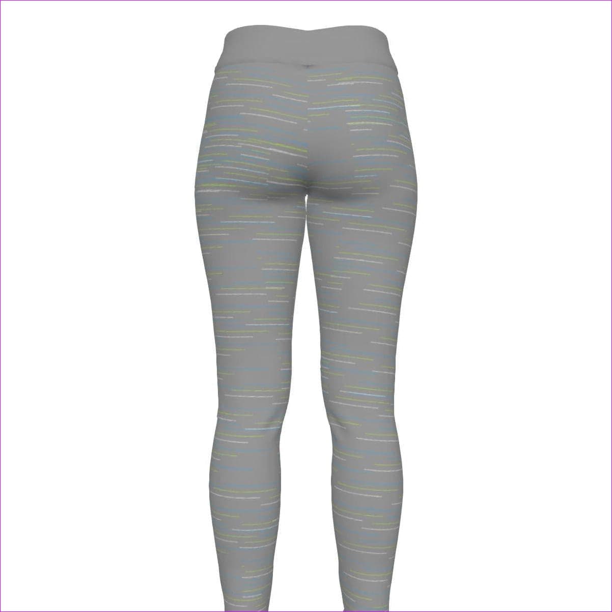 Linear High Waist Leggings - women's leggings at TFC&H Co.