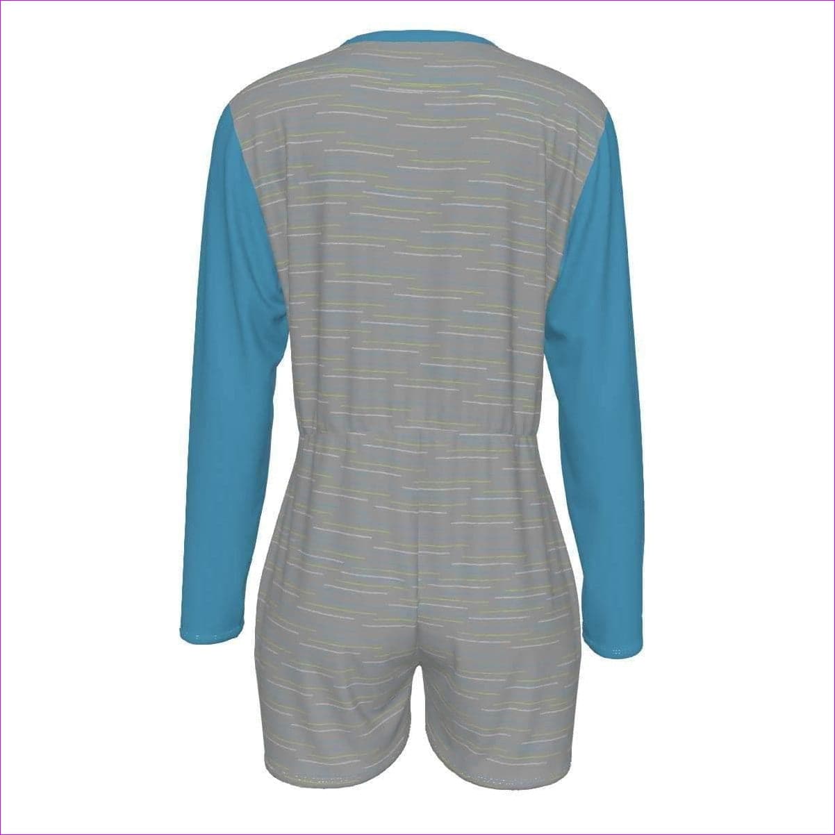 Linear Womens Long Sleeve Romper - women's romper at TFC&H Co.