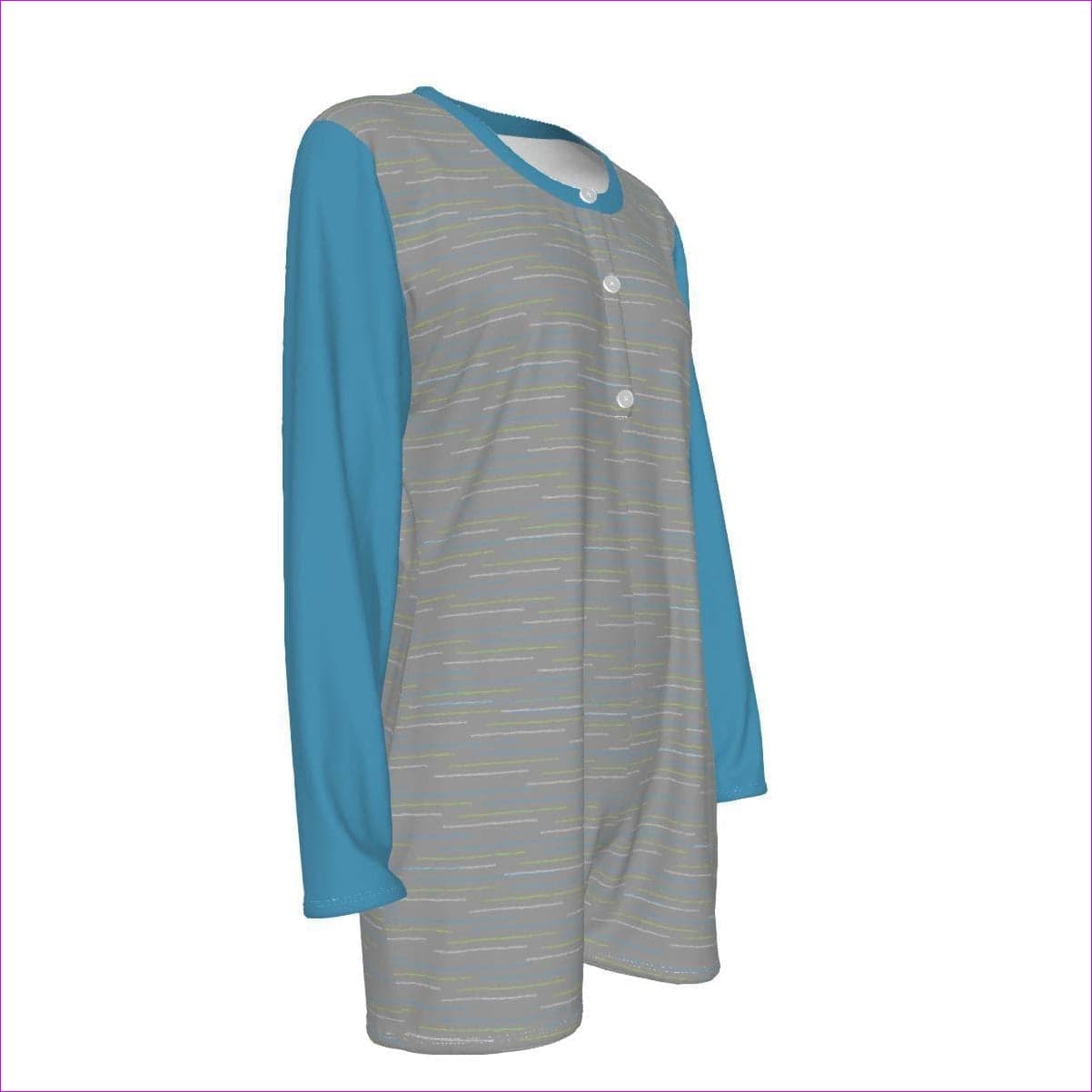 Linear Womens Long Sleeve Romper - women's romper at TFC&H Co.