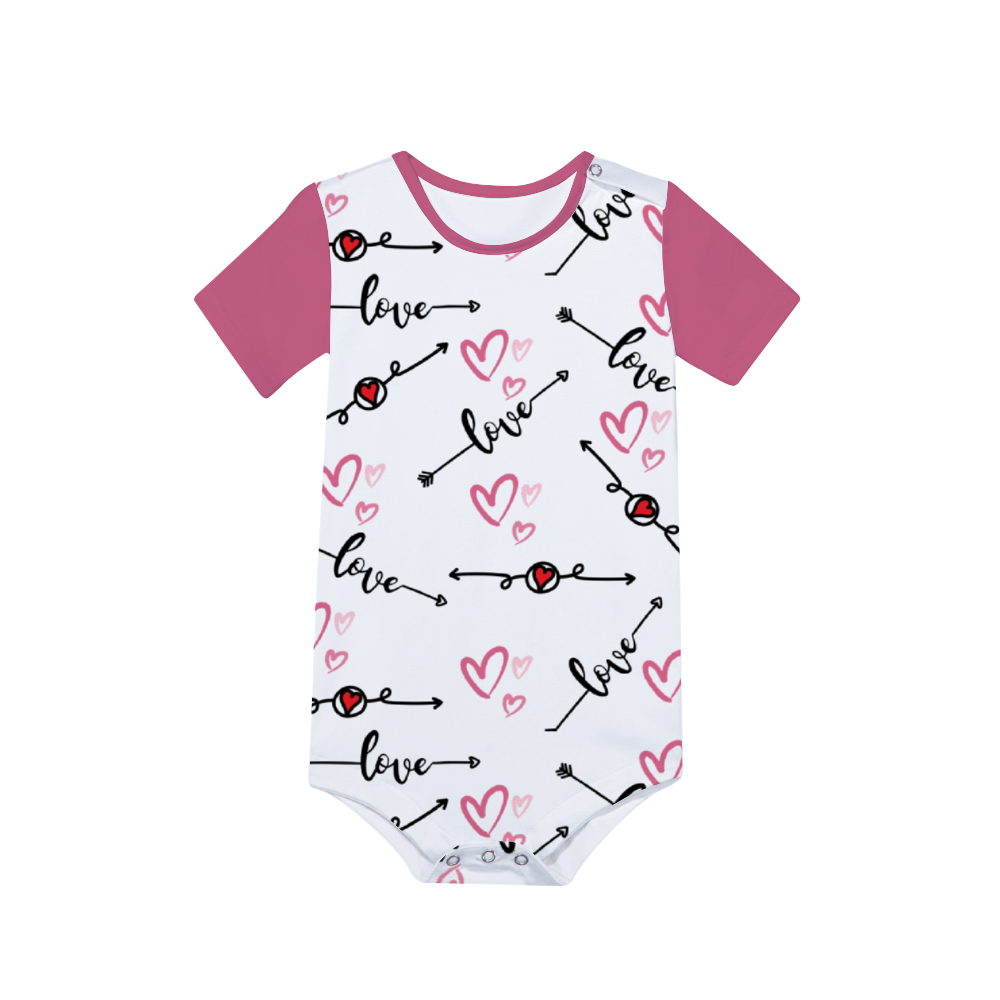 - Love in Motion Baby's Short Sleeve Romper - infant onesie at TFC&H Co.
