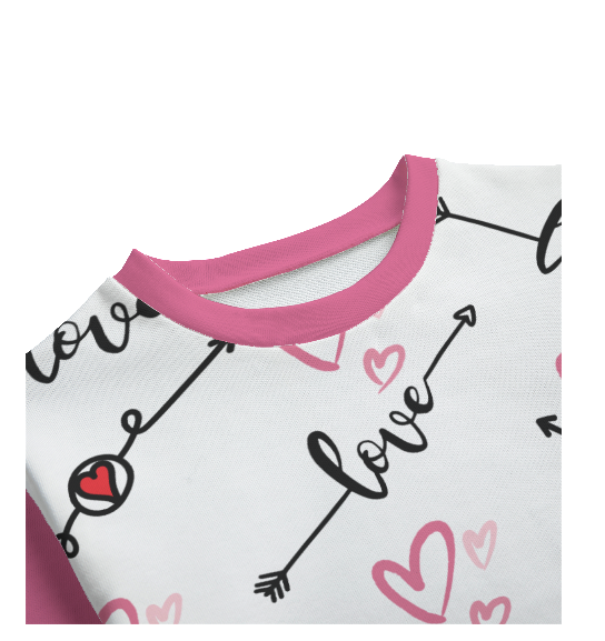 - Love in Motion Kid's Round Neck Sweatshirt | 100% Cotton - Kids sweatshirt at TFC&H Co.
