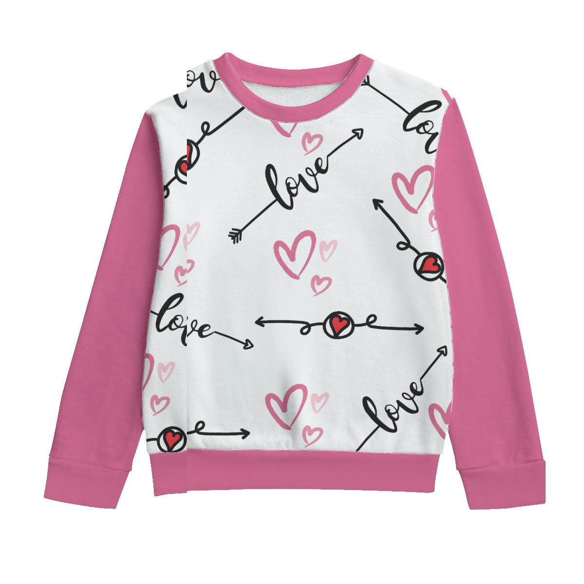 - Love in Motion Kid's Round Neck Sweatshirt | 100% Cotton - Kids sweatshirt at TFC&H Co.