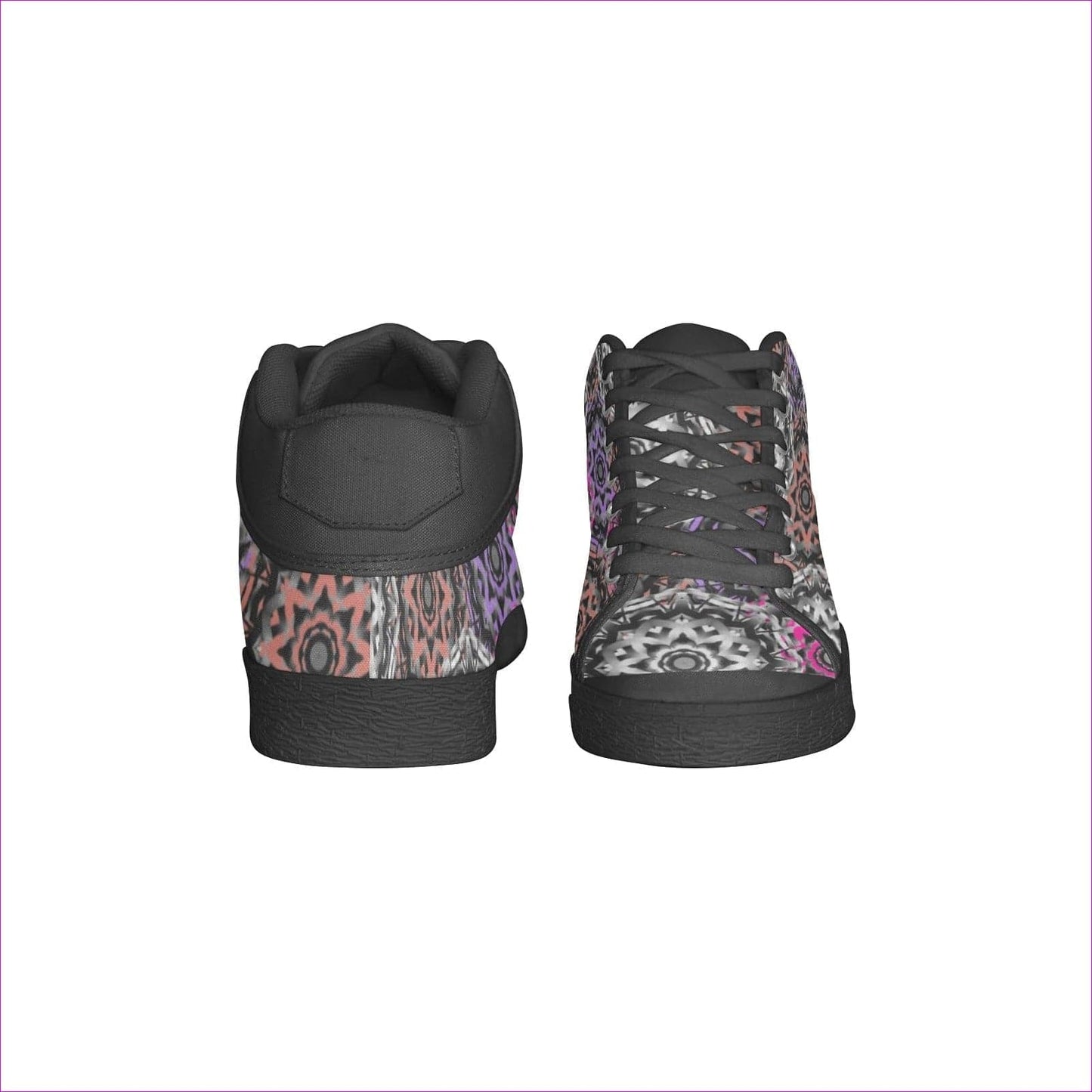 Mandala Graffiti Chukka Canvas Womens Shoes - women's canvas shoes at TFC&H Co.