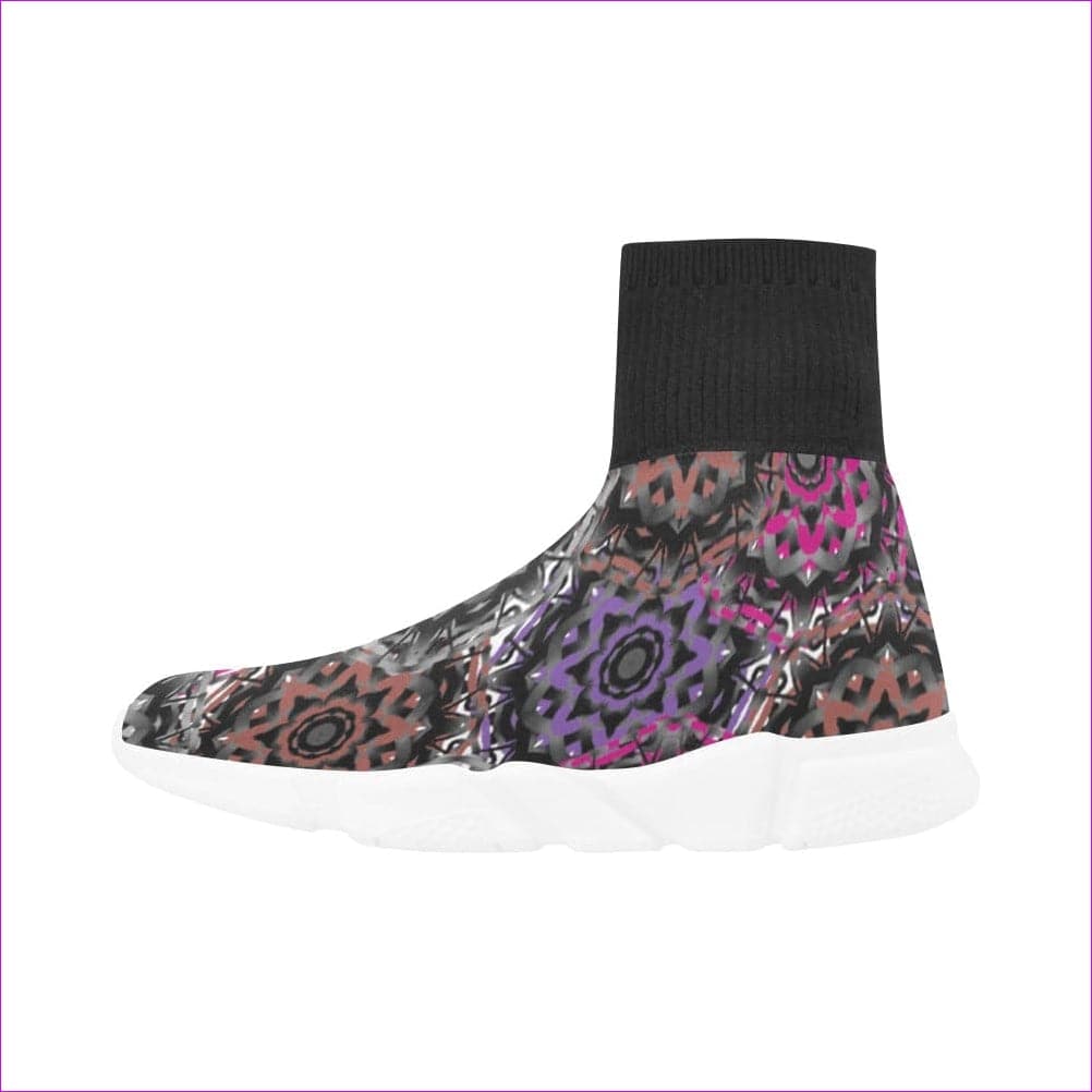 Mandala Graffiti Monoceros Stretch Slipper Sock Womens Shoes - women's shoes at TFC&H Co.