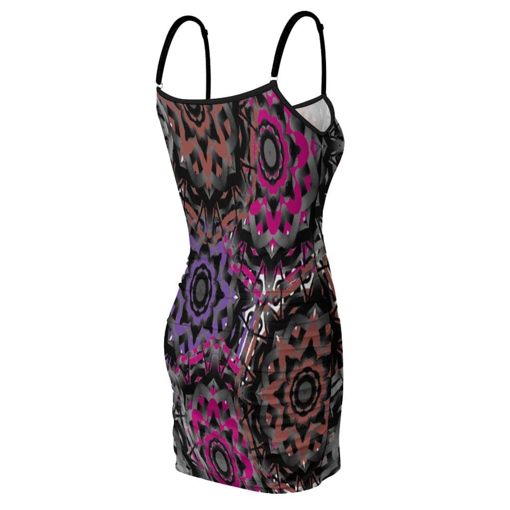 Mandala Graffiti Women's Slim Sexy Hip Dress - women's dress at TFC&H Co.