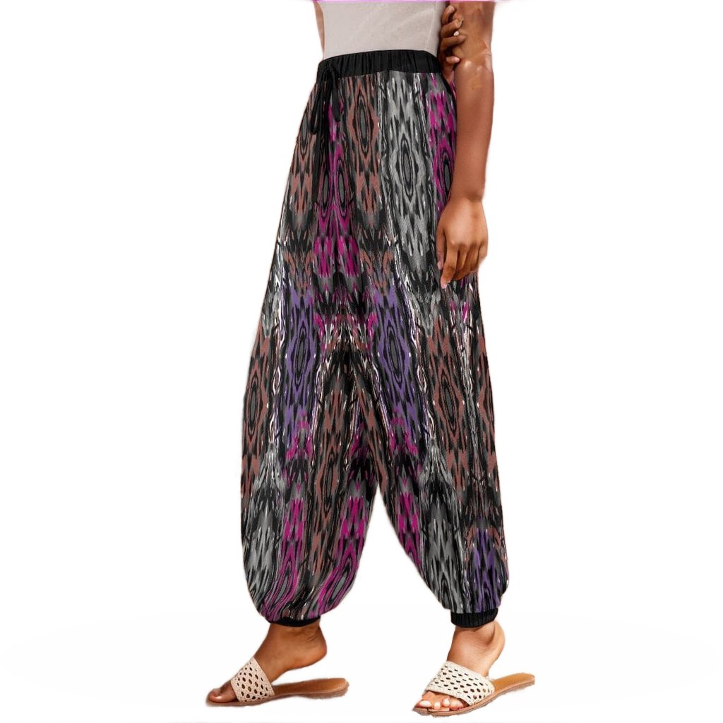 multi-colored Mandala Graffiti Womens Carrot Pants - women's carrot pants at TFC&H Co.