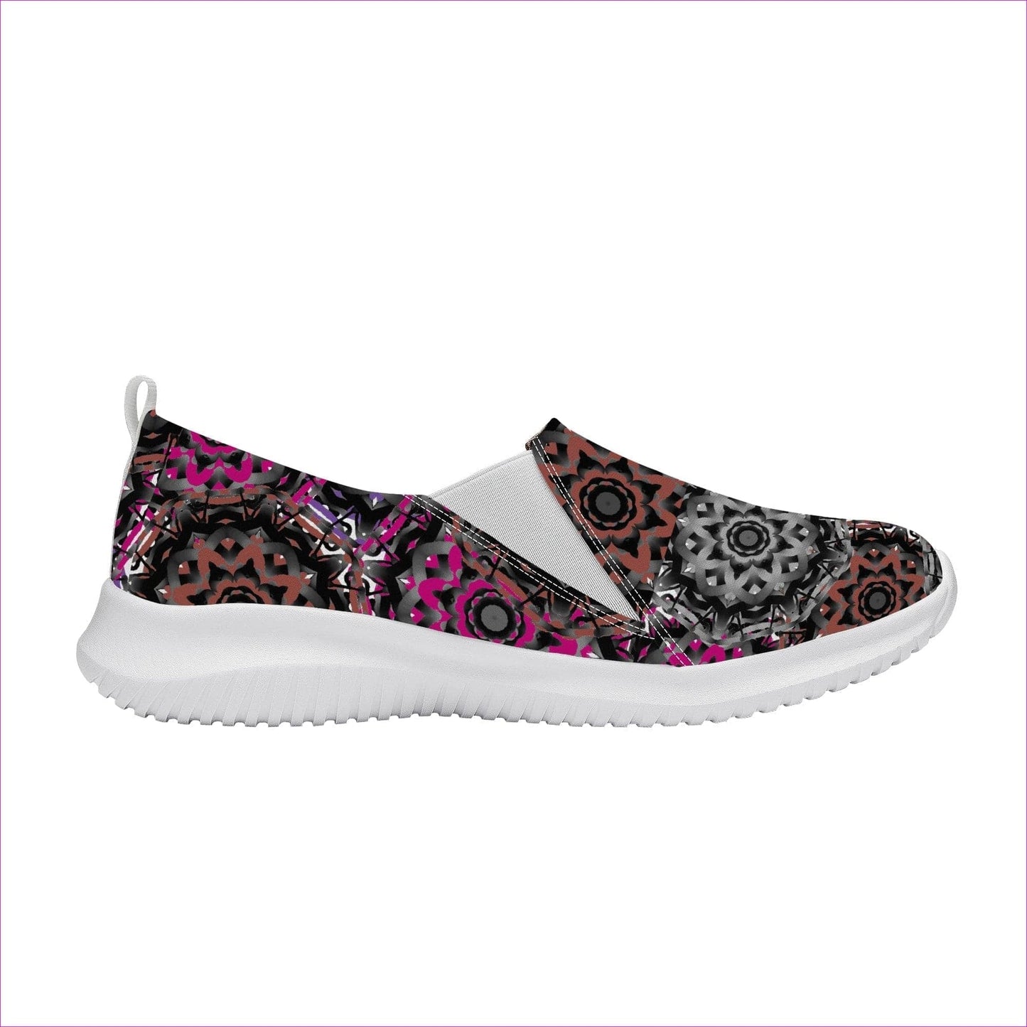 Mandala Graffiti Womens Casual Slip On Shoe - women's slip on shoes at TFC&H Co.