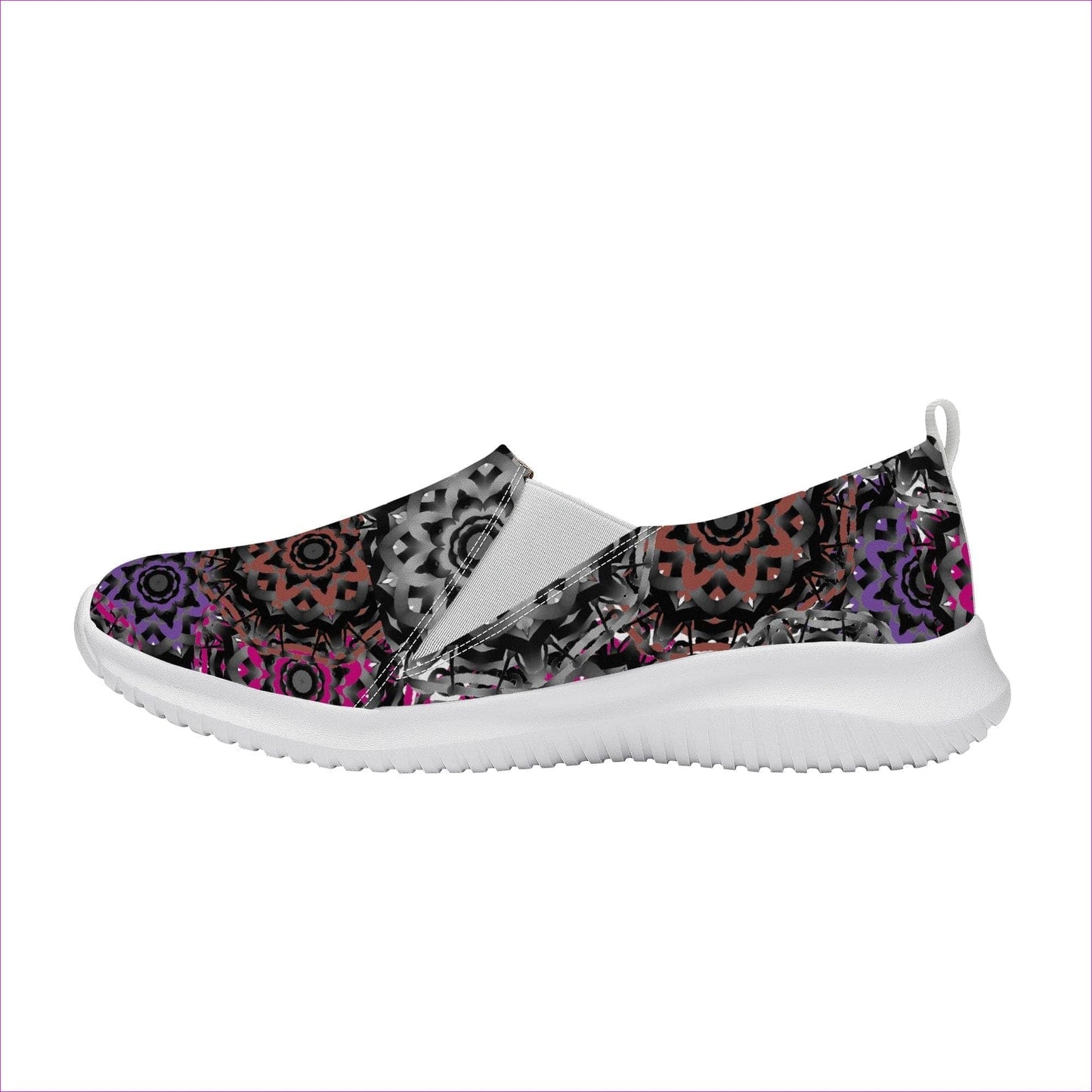 Mandala Graffiti Womens Casual Slip On Shoe - women's slip on shoes at TFC&H Co.