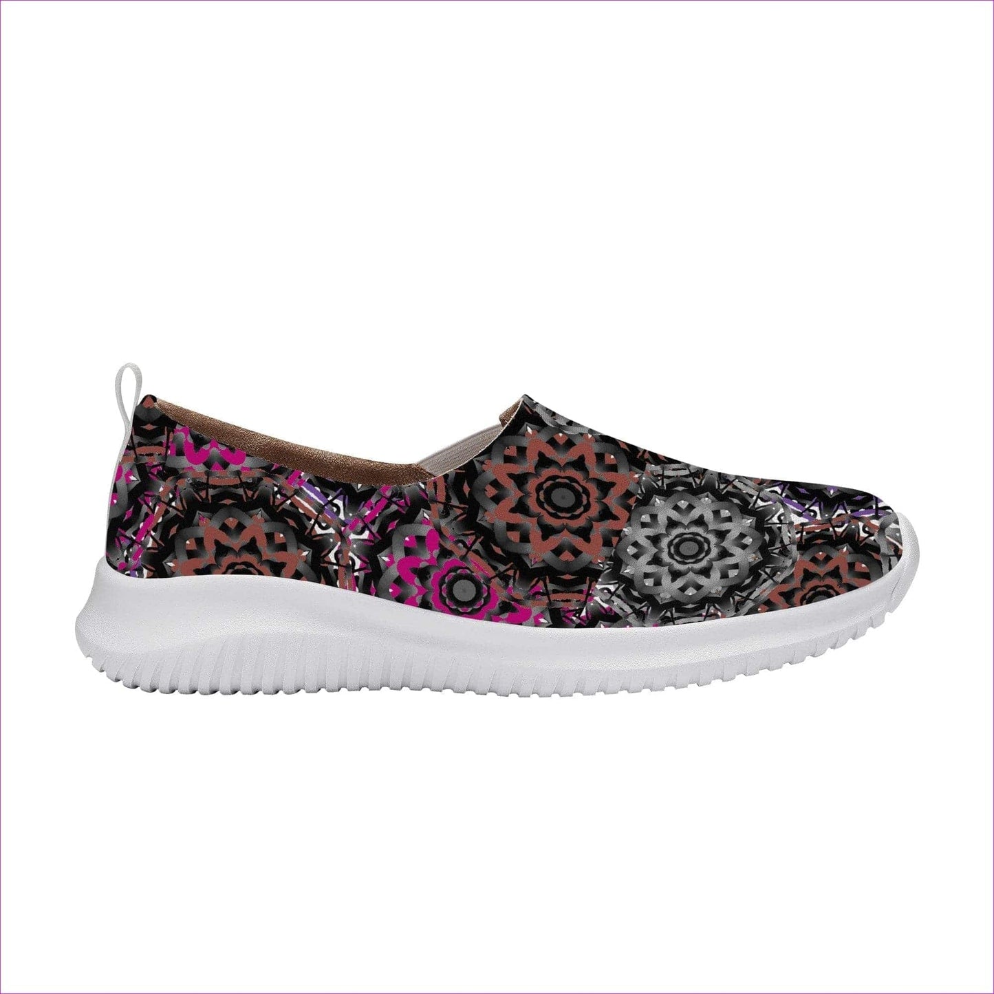 Mandala Graffiti Womens Casual Slip On Shoe - women's slip on shoes at TFC&H Co.