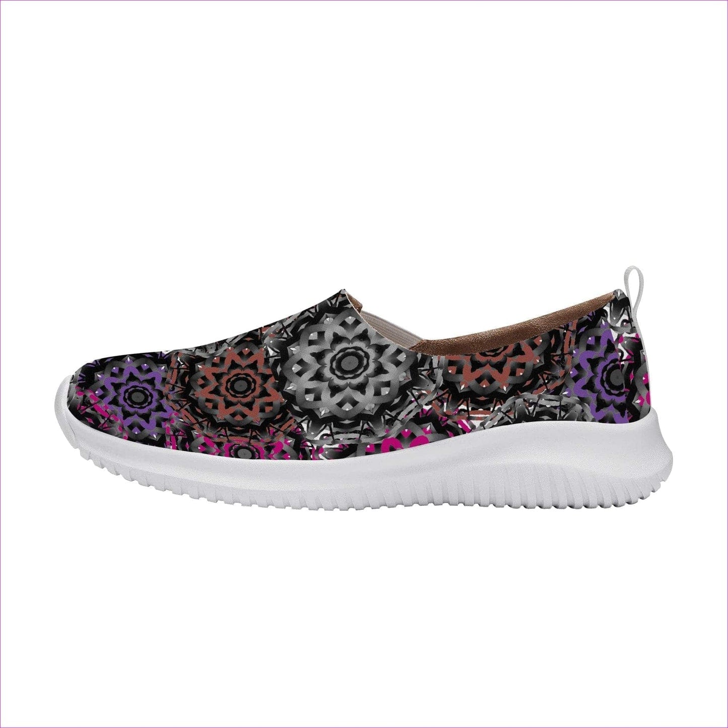 Mandala Graffiti Womens Casual Slip On Shoe - women's slip on shoes at TFC&H Co.