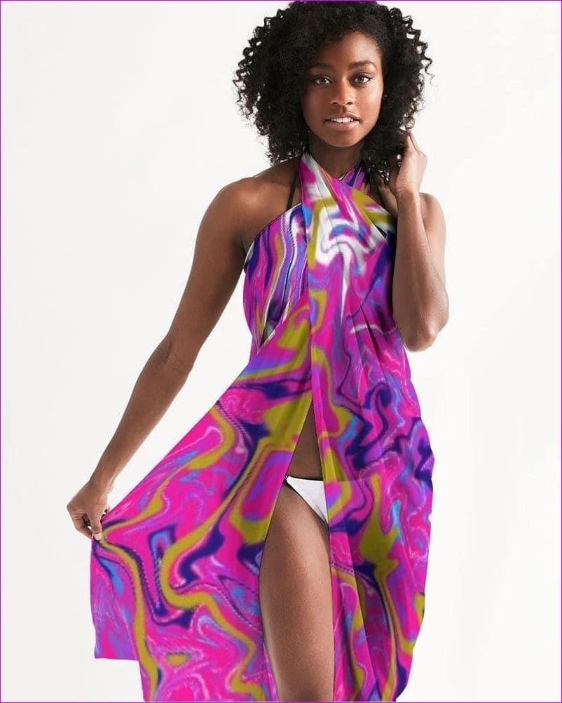 - Marbled Pixie Swim Cover Up - womens swim cover up at TFC&H Co.