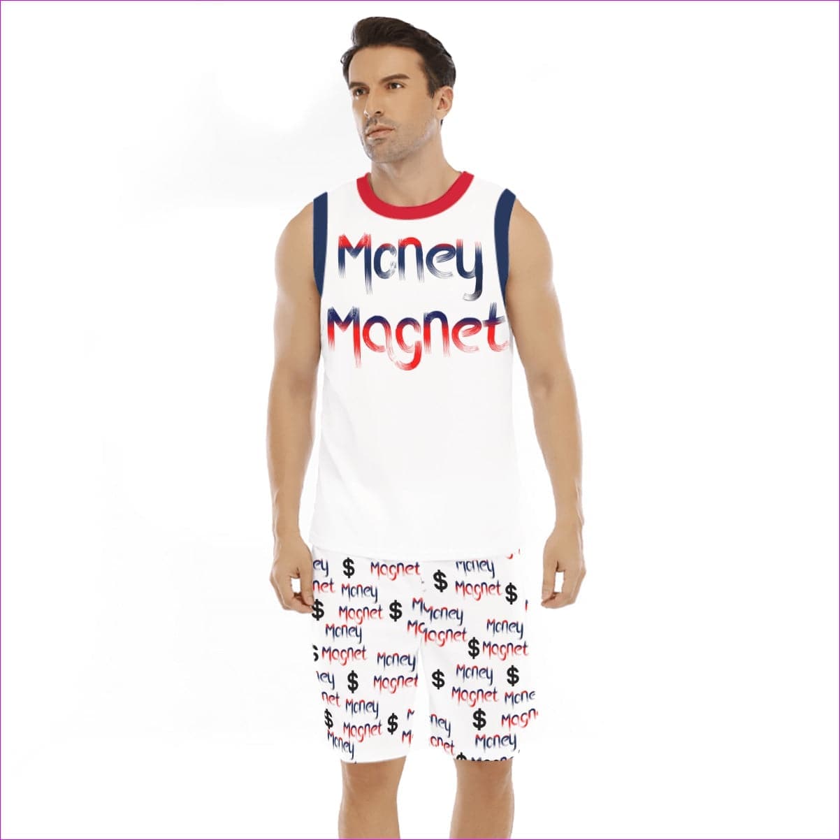 - Money Magnet Men's Basketball Clothing Set - mens top & short set at TFC&H Co.