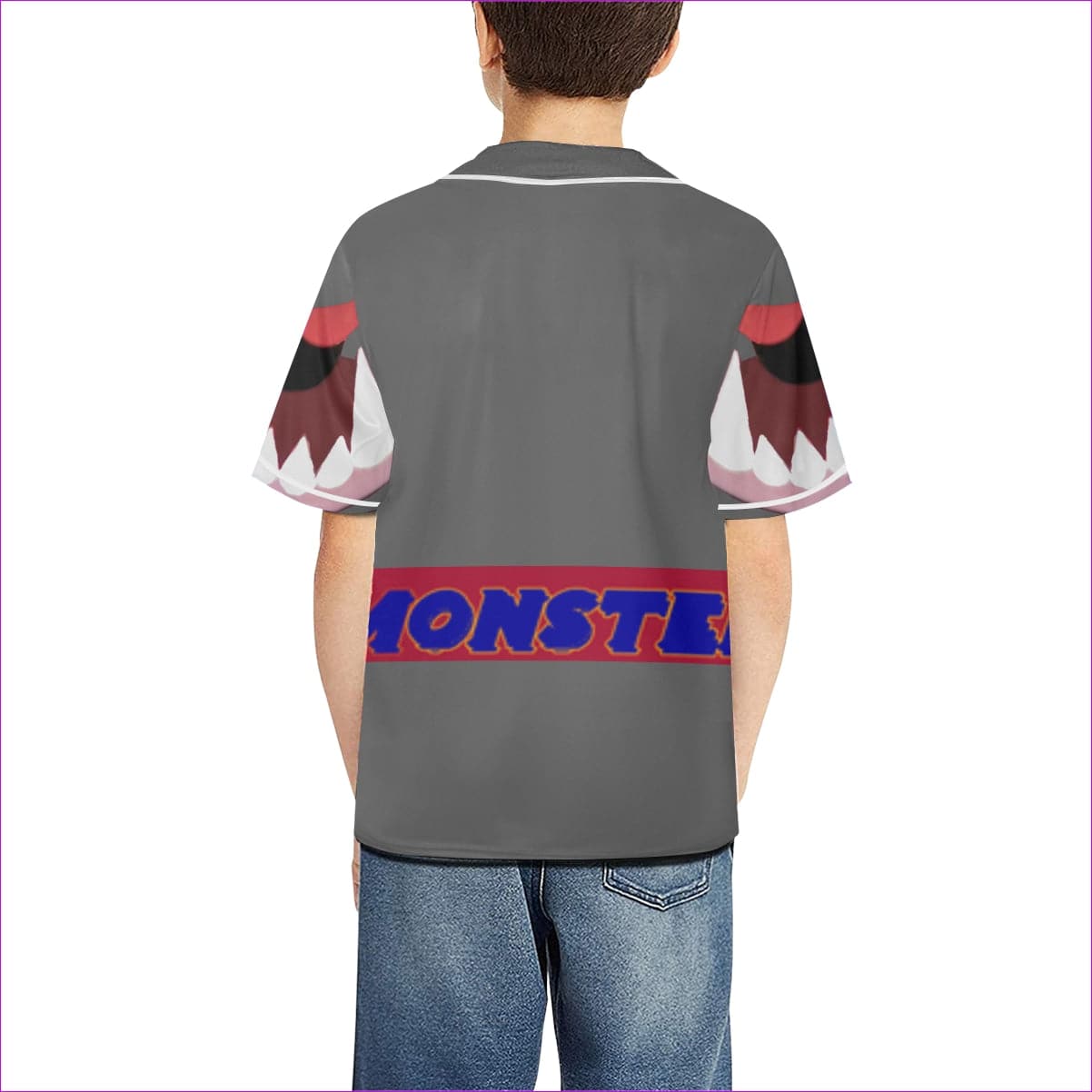 Monster Kids Kids Baseball Jersey - 3 options - kids tee at TFC&H Co.