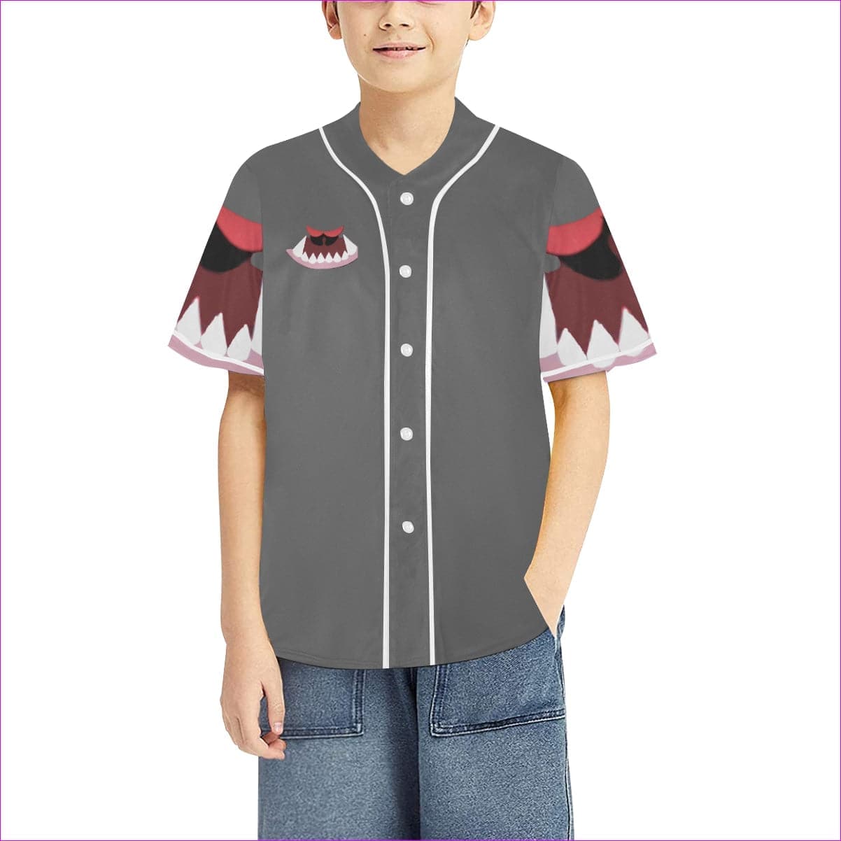 Monster Kids Kids Baseball Jersey - 3 options - kids tee at TFC&H Co.