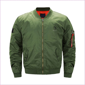 M Green - Naughty Dreadz Unisex Air Force Jackets - 3 colors - Unisex Coats at TFC&H Co.