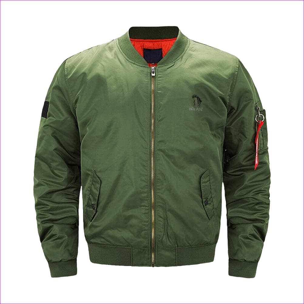 3XL Green - Naughty Dreadz Unisex Air Force Jackets - 3 colors - Unisex Coats at TFC&H Co.