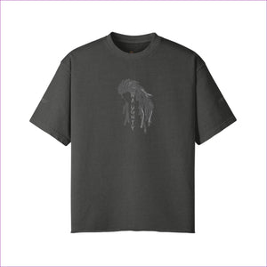 Dark Gray - Naughty Dreadz Washed Raw Edge T-shirt - 8 colors - mens t-shirt at TFC&H Co.